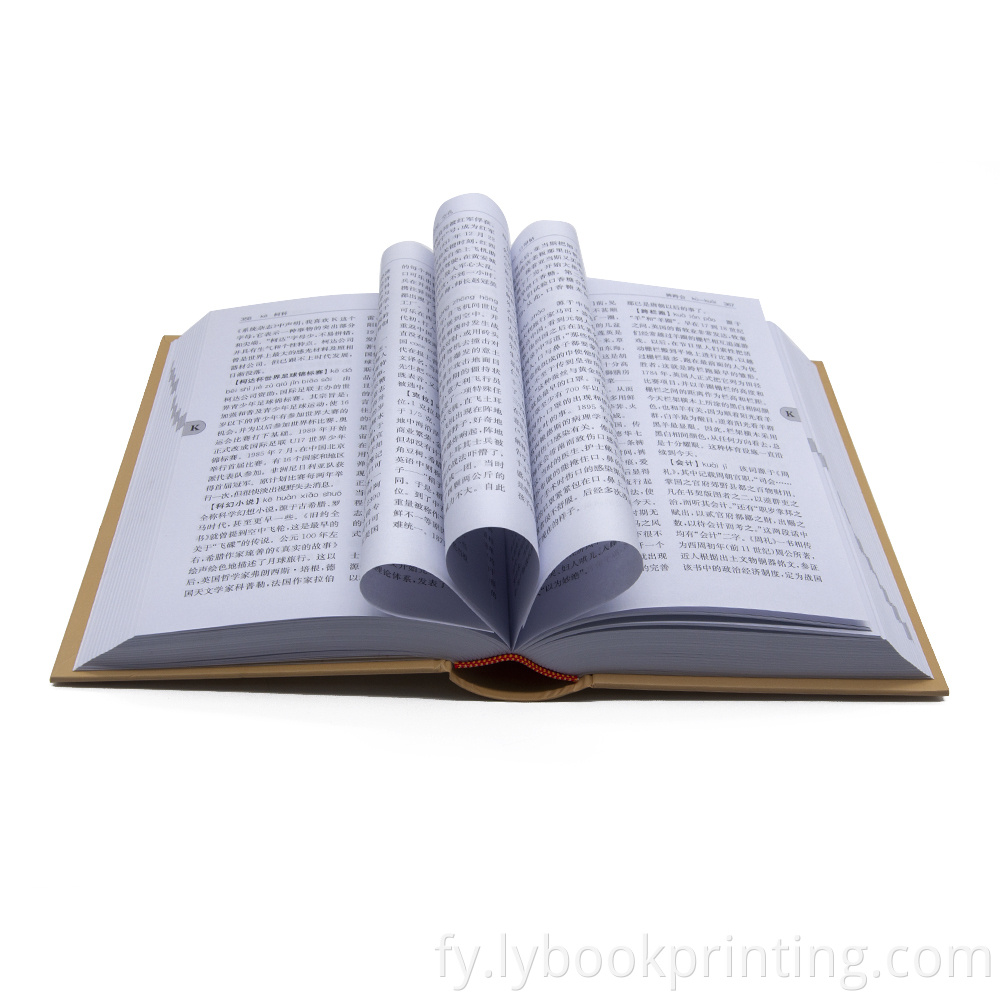 Persoanlike oanpaste Hardcover-offset printsjen fan A5 Oxford Dictionary fan ôfdruk fan alles fan alles